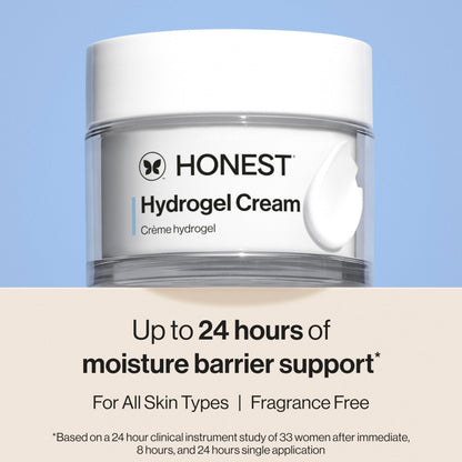 Honest Beauty Hydrogel Cream with Hyaluronic Acid, Lightweight Moisturizing Water, Gentle for Sensitive Skin
