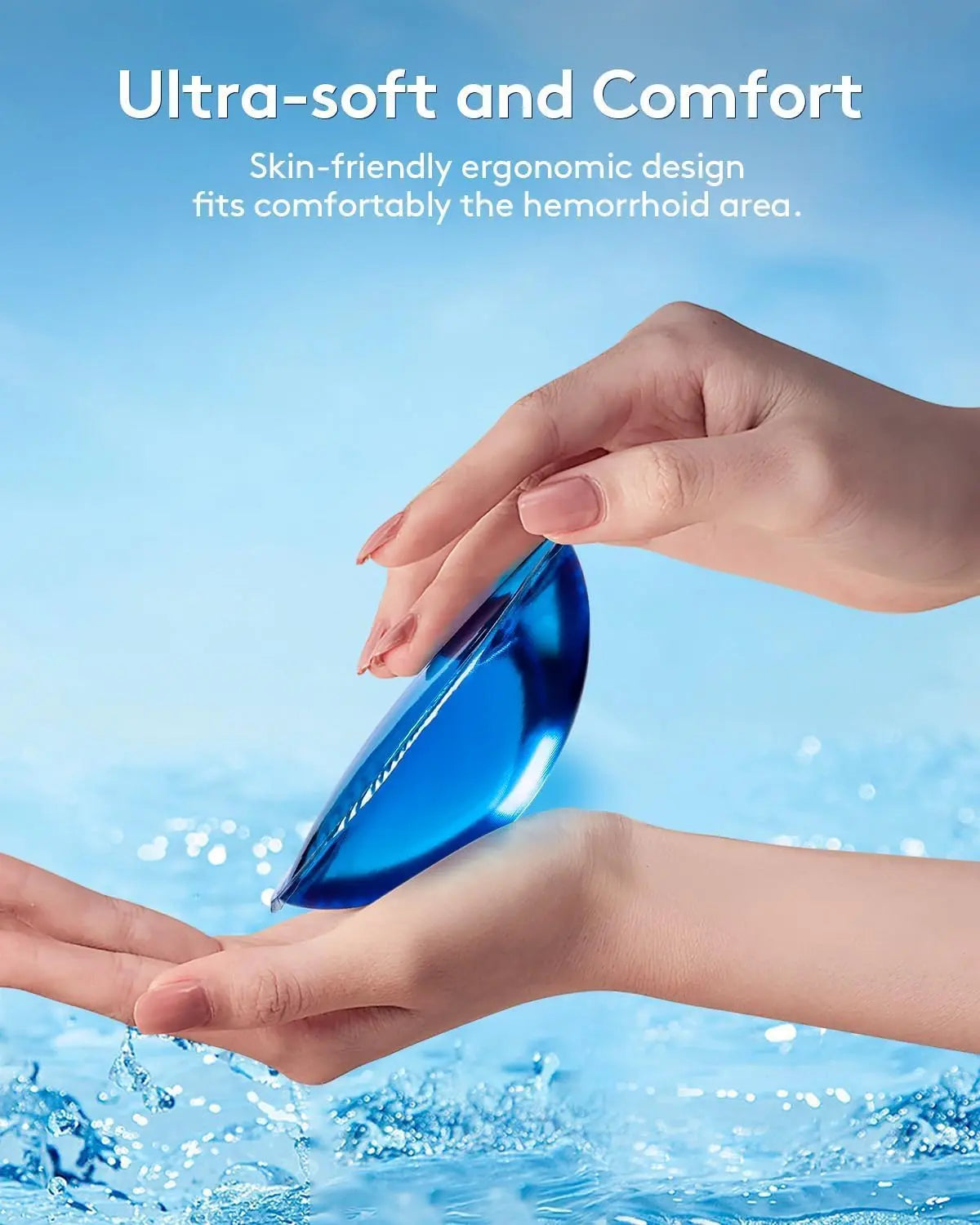 nalax Hemorrhoid Ice Pack 2 Pack – Ultra-Soft Reusable Cooling Gel Pads for Fast Relief, FSA-HSA Eligible Cold Therapy for Hemorrhoid Sufferers & Postpartum Moms, Includes 2 Storage Cases nalaxBuy Supplements Australia