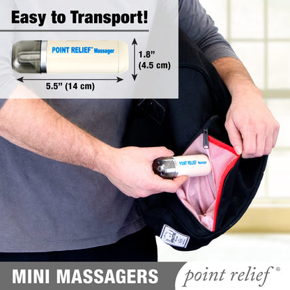 Point Relief 14-1050 Mini Massager for Handheld Targeted Massage Therapy Relieve Muscle Pain Point ReliefBuy Supplements Australia