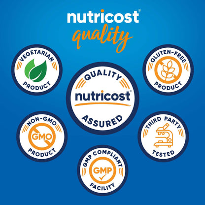 Nutricost Triple Magnesium Complex (300mg, 120 Capsules) - from Di-Magnesium Malate, Bisglycinate and Citrate, 60 Servings Nutricost buy supplements Au