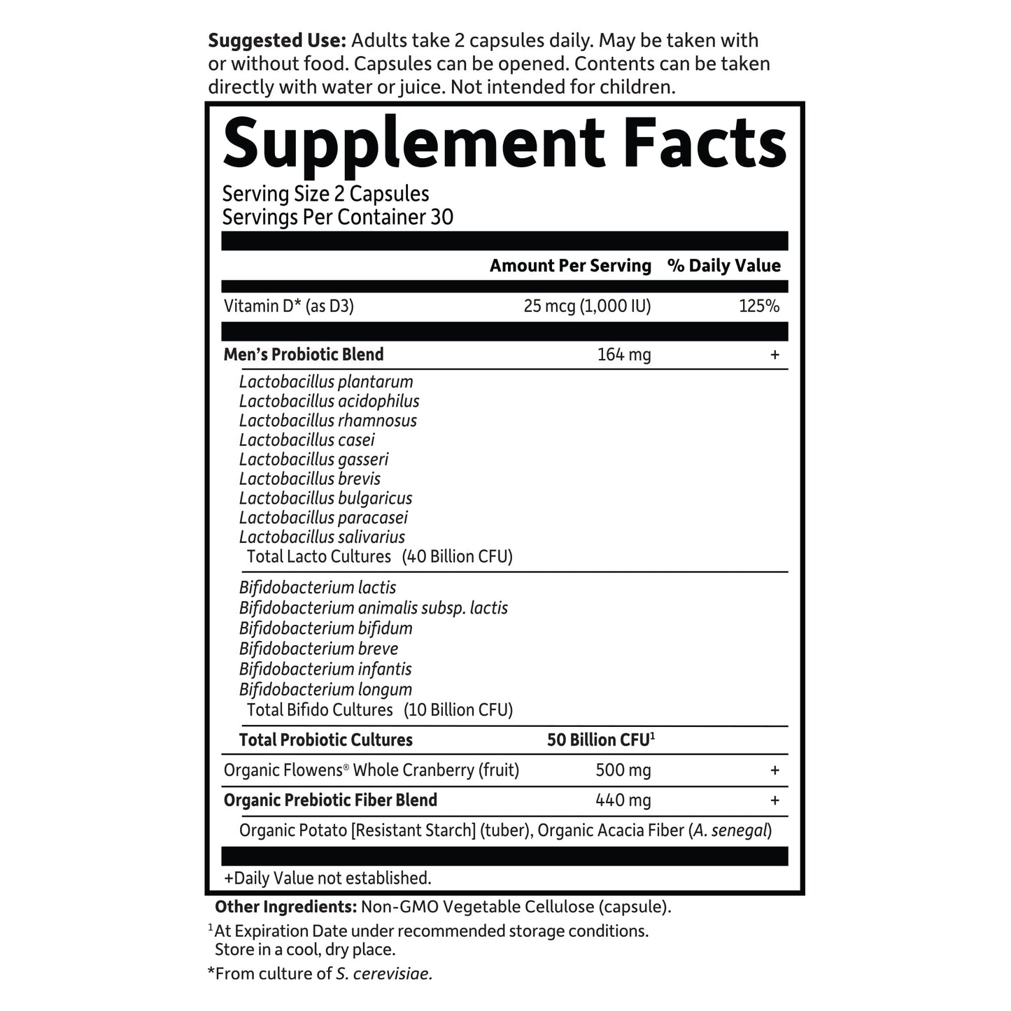 Garden of Life Dr. Formulated Probiotics Prostate+ - Acidophilus and Probiotic Supports Healthy Prostate and Digestive Balance - Shelf Stable