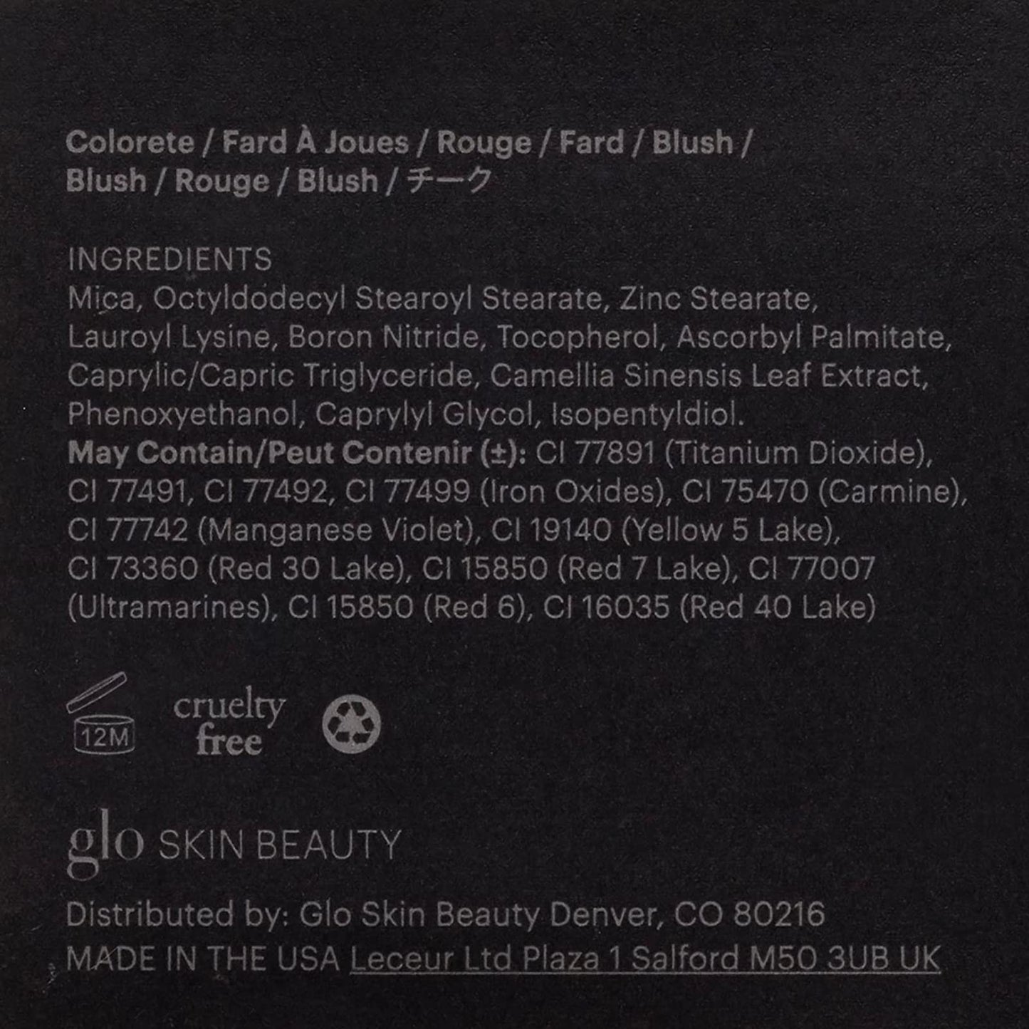 Glo Skin Beauty Blush (Sheer Petal) - Pressed Powder Blush for Cheeks, High Pigment Mineral Face Makeup Creates a Natural, Healthy Glow Glo Skin BeautyBuy Supplements Australia