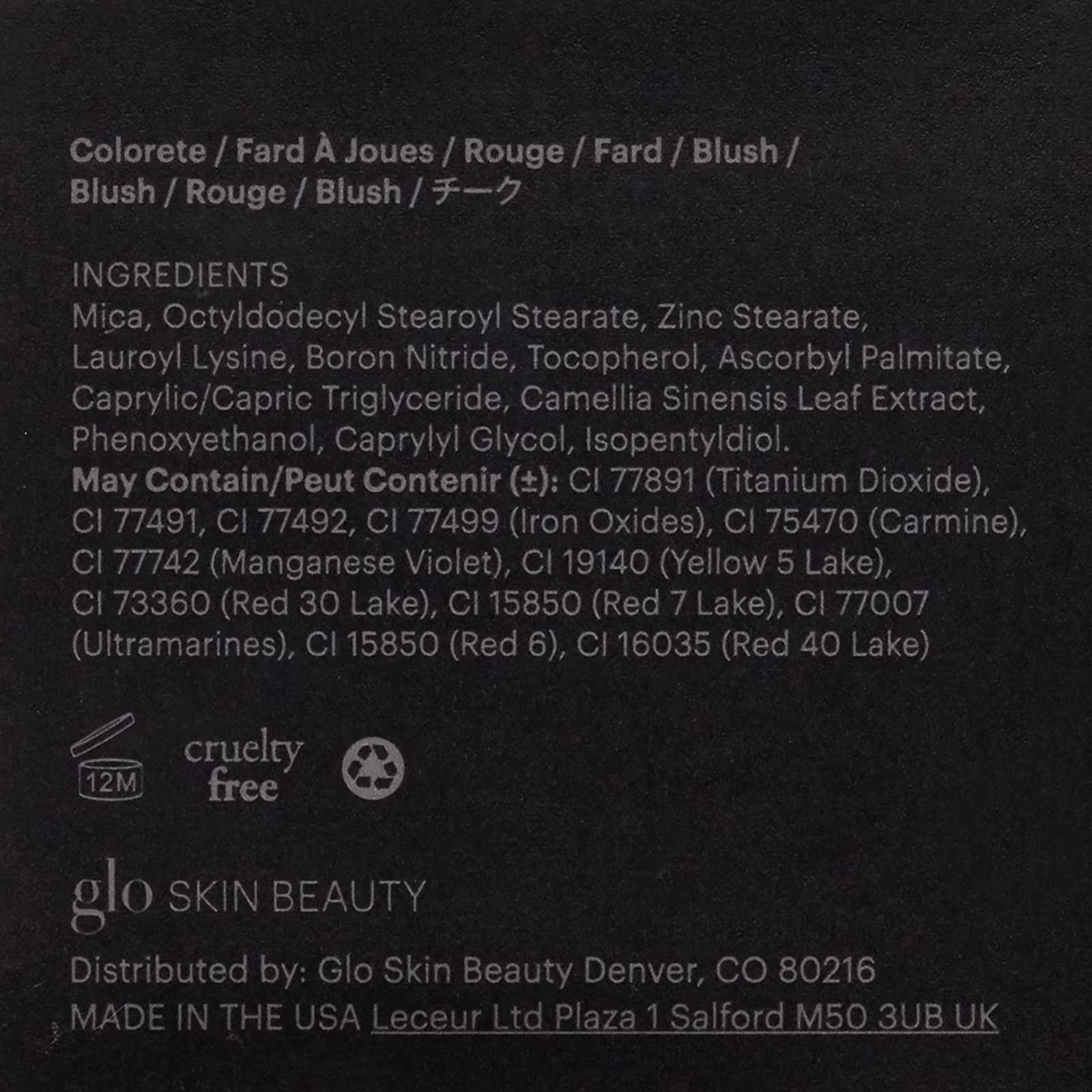 Glo Skin Beauty Blush (Sheer Petal) - Pressed Powder Blush for Cheeks, High Pigment Mineral Face Makeup Creates a Natural, Healthy Glow Glo Skin BeautyBuy Supplements Australia