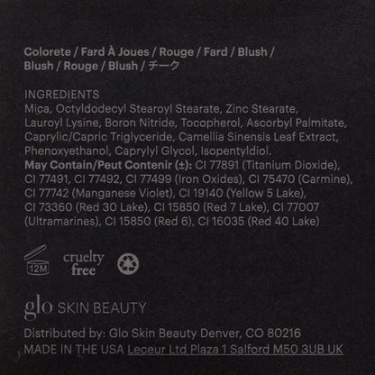 Glo Skin Beauty Blush (Sheer Petal) - Pressed Powder Blush for Cheeks, High Pigment Mineral Face Makeup Creates a Natural, Healthy Glow Glo Skin BeautyBuy Supplements Australia