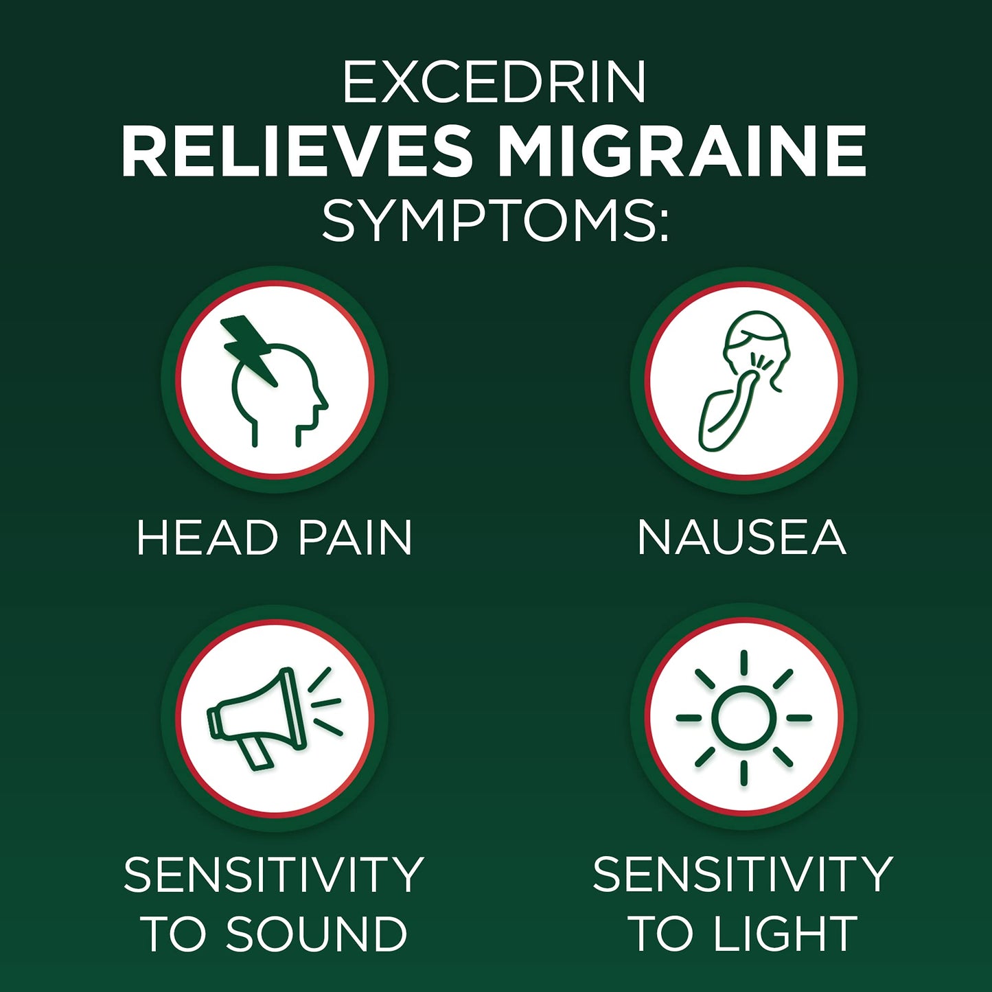 Excedrin Migraine Relief Caplets for Migraine Symptoms, Acetaminophen 250mg, Aspirin 250mg, Caffeine 65mg, Pain Reliever, 24 Count Excedrin buy supplements Au