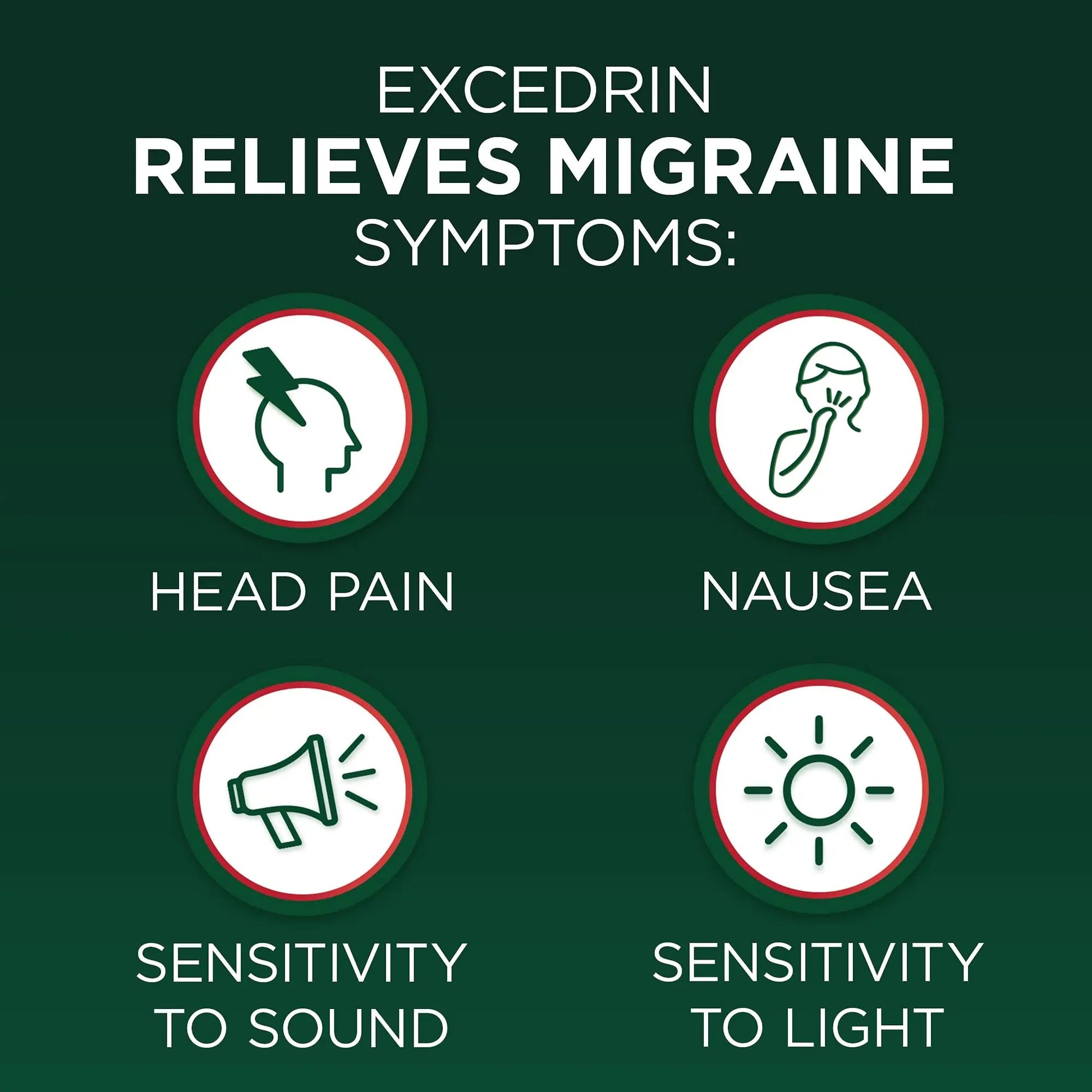 Excedrin Migraine Relief Caplets for Migraine Symptoms, Acetaminophen 250mg, Aspirin 250mg, Caffeine 65mg, Pain Reliever, 24 Count ExcedrinBuy Supplements Australia