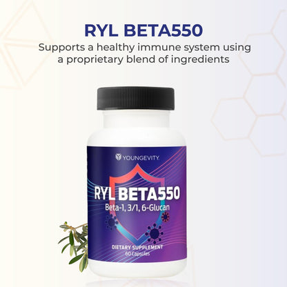 Youngevity RYL Beta550 Beta 1, 3-D Glucan Immune Support - 60 Capsules (Pack of 1) Youngevity buy supplements Au