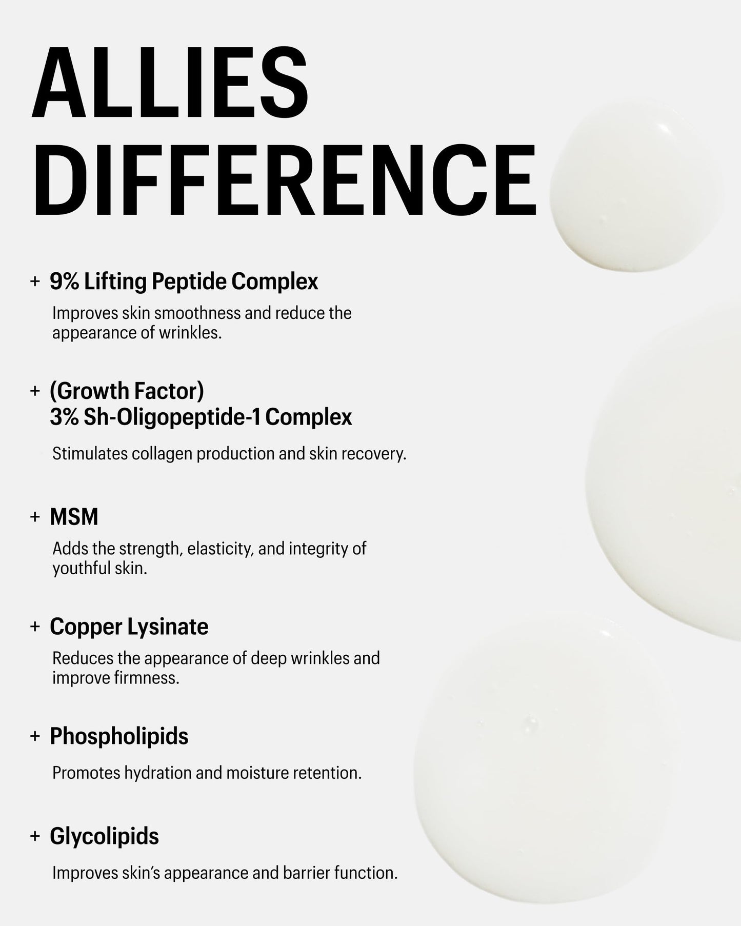 Allies of Skin Multi Peptides & Growth Factor Collagen Boosting Face Serum | Skin Tightening Anti-Aging Complex with 9% Peptides| Firms Sagging Skin & Visibly Reduces Wrinkles (1 oz) Allies of SkinBuy Supplements Australia
