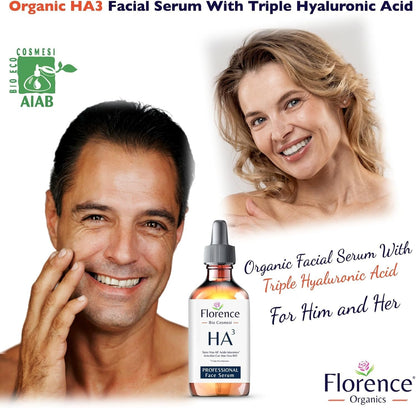 Hyaluronic Acid Serum for Skin – Anti-Aging Moisturizer Face Serum for Brightening, Plumper & Smoother Skin. Non-Greasy, Ultra-Hydrating Niacinamide, B5 & Vitamin C Skin Care Facial Serum, 2 oz