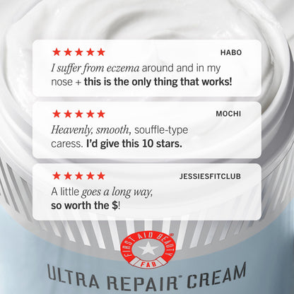 First Aid Beauty - Ultra Repair Cream, Intense Hydration Whipped Colloidal Oatmeal, Clinically Proven to Strengthen Skin Barrier in 7 Days