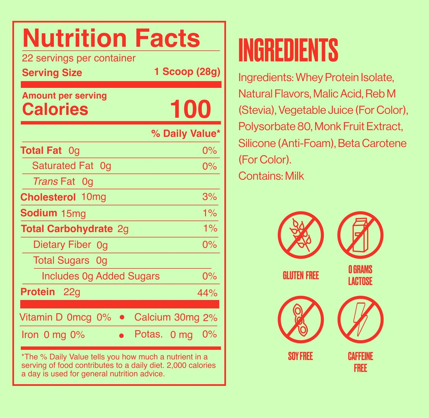 SEEQ Clear Protein Powder - Watermelon Wave - 22 Servings - 22g Clear Whey Protein Isolate - Zero Sugar - 0g Lactose - Allergen Friendly - GLP1 Support - Bone Health