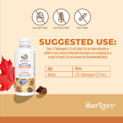 MaryRuth Organics Collagen Booster Liposomal, Sugar Free, Liquid Collagen Booster with Vitamin C, Vitamin E, Zinc, Copper & Silica, Skin Care & Joint Support Supplement, Vegan, Non-GMO, 7.6 Fl Oz MARYRUTH'S buy supplements Au