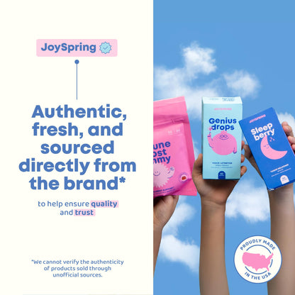 JoySpring Calmify Magnesium Citrate Liquid for Kids - Sugar-Free, Gluten-Free Calming Supplement with Chamomile