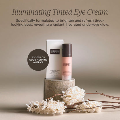 COLLEEN ROTHSCHILD Illuminating Tinted Eye Cream | Instant Brightening Effect | Nourishes & Targets Dark Circles | With Hyaluronic Acid, Caffeine, Pearlized Pigments & Peptides (0.5 fl oz) COLLEEN ROTHSCHILDBuy Supplements Australia