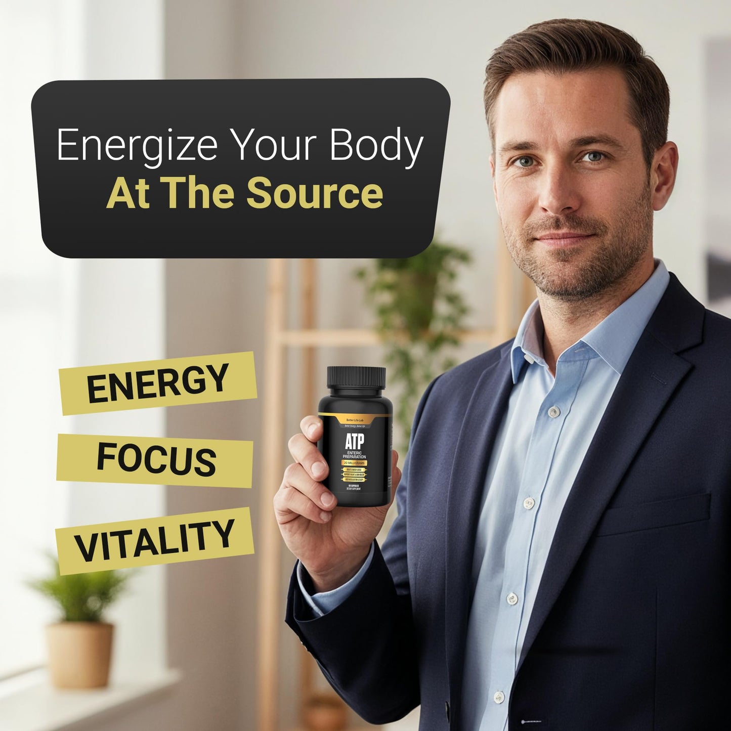 BETTER LIFE LAB ATP Supplement – Supports Cellular Energy Production, Mitochondrial Function & Active Lifestyles BETTER LIFE LAB buy supplements Au