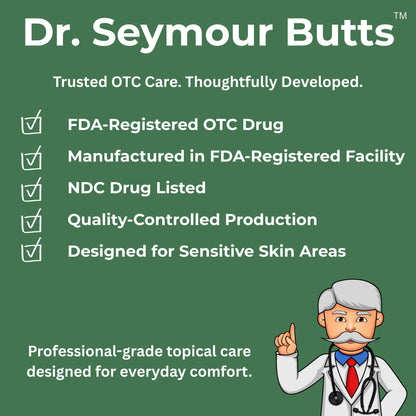Dr. Seymour Butts Hemorrhoid Ointment – Lidocaine 5% Pain Relief for Burning, Itching & Irritation | External Hemorrhoid Care with Witch Hazel, Aloe & Botanical Support Dr. Seymour ButtsBuy Supplements Australia