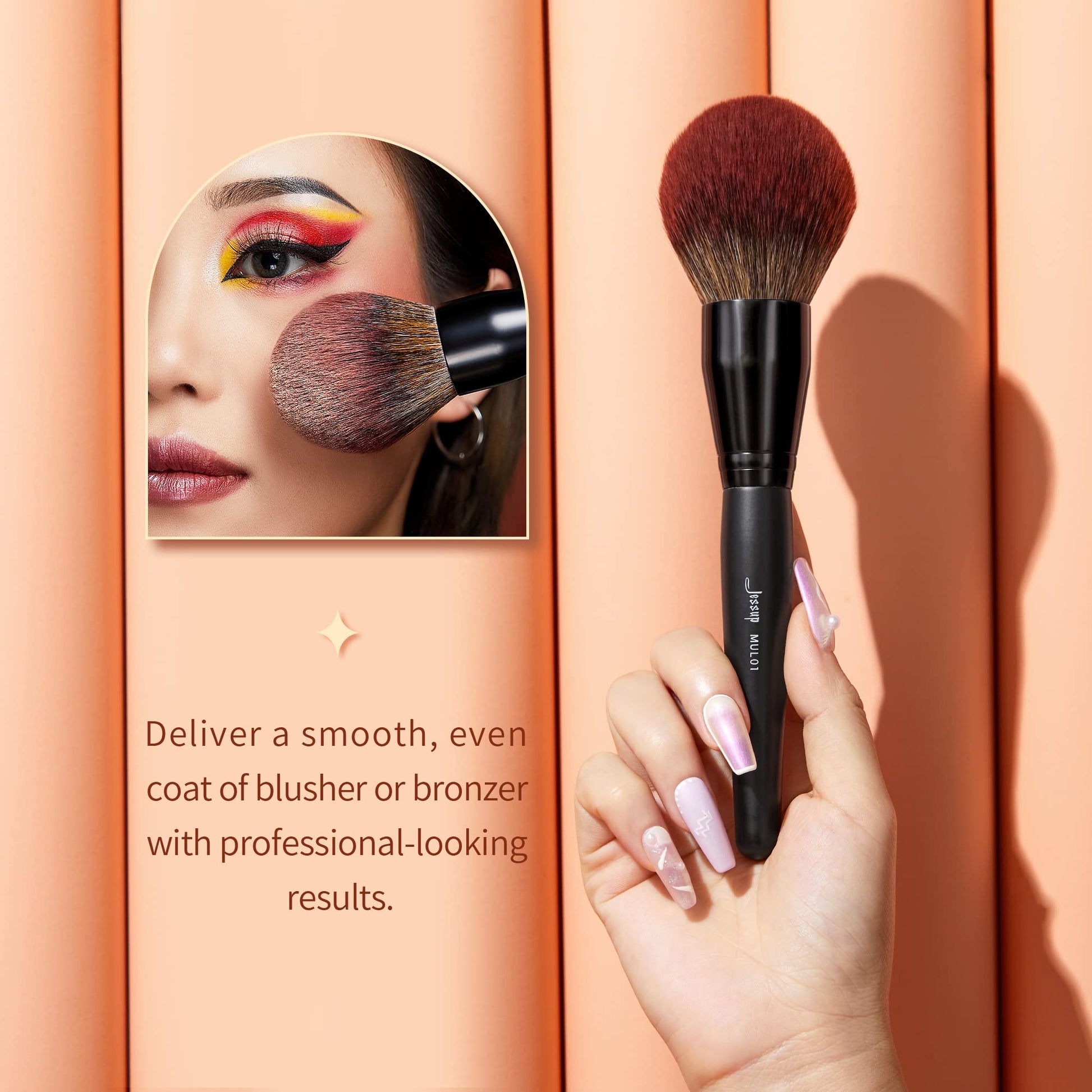 Jessup Powder Makeup Brush, Large Finishing Mineral Powder Brush for Full Face, Body Makeup, Vegan Flawlessly Face Brush for Powder, Blush & Bronzer MUL01 JessupBuy Supplements Australia
