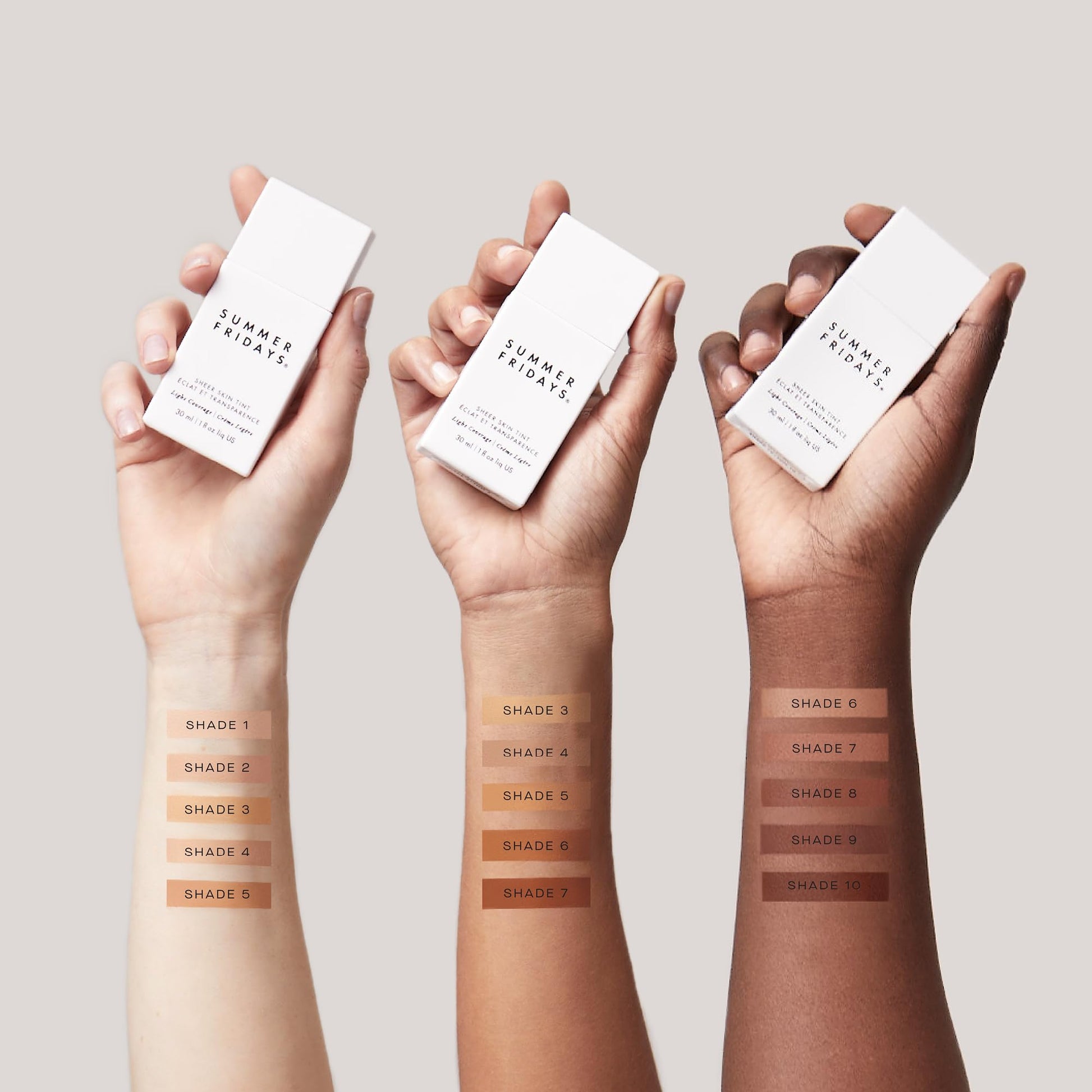 Summer Fridays Sheer Skin Tint - Skin Tint with Hyaluronic Acid - Helps Diminish Uneven Skin Tone - Sheer to Light Coverage - Shade 2 - Light with Cool Undertones (1 Fl Oz) Summer FridaysBuy Supplements Australia
