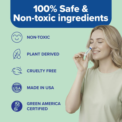 MOXE Migraine Rollon Stick & Nasal Inhaler, Fast Cooling Comfort for Headaches & Tension, Non-Medicated Soothing Vapors, Peppermint, Eucalyptus, and Other Essential Oils, Metal Roller, Made in USA MOXEBuy Supplements Australia
