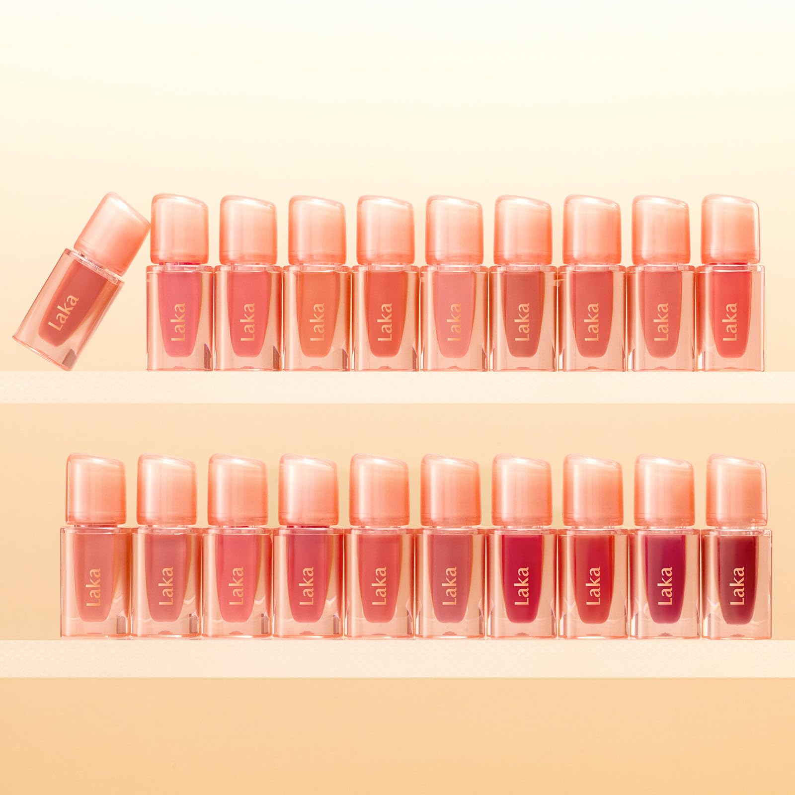 Laka Jelling Nude Gloss, Sheer Hydrating Lip Oil with No Stain, Non-Sticky, Nourishing Gloss for a Glowy Look, K-Beauty (#301 Figring, 1.9g/0.07oz) LakaBuy Supplements Australia