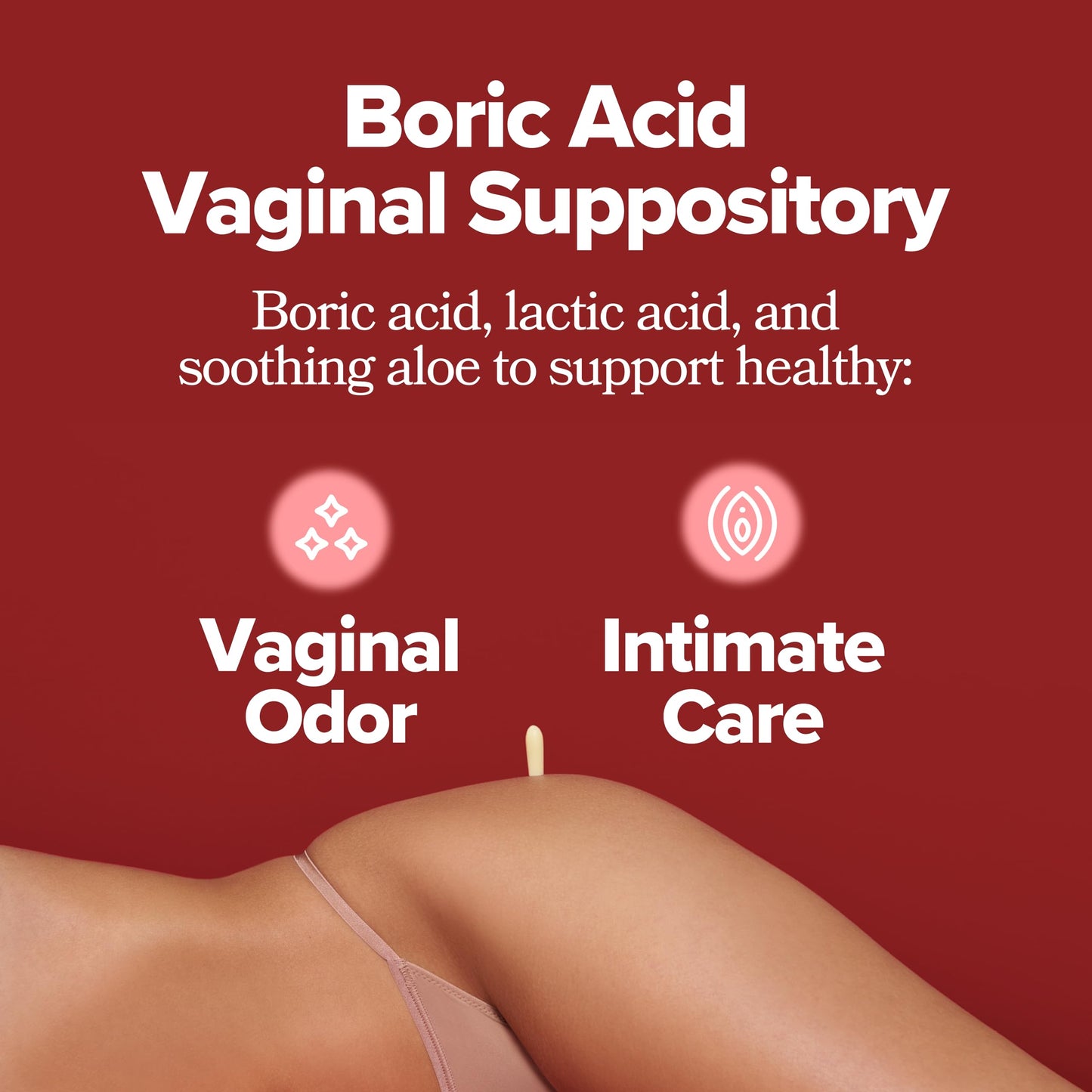 O Positiv URO Boric Acid Vaginal Suppository – with Lactic Acid, and Aloe for Fast Relief and Vaginal Odor Control – Vegan, Free from Parabens, Dyes, and Fragrances – 12 Count (Pack of 1) O Positiv buy supplements Au