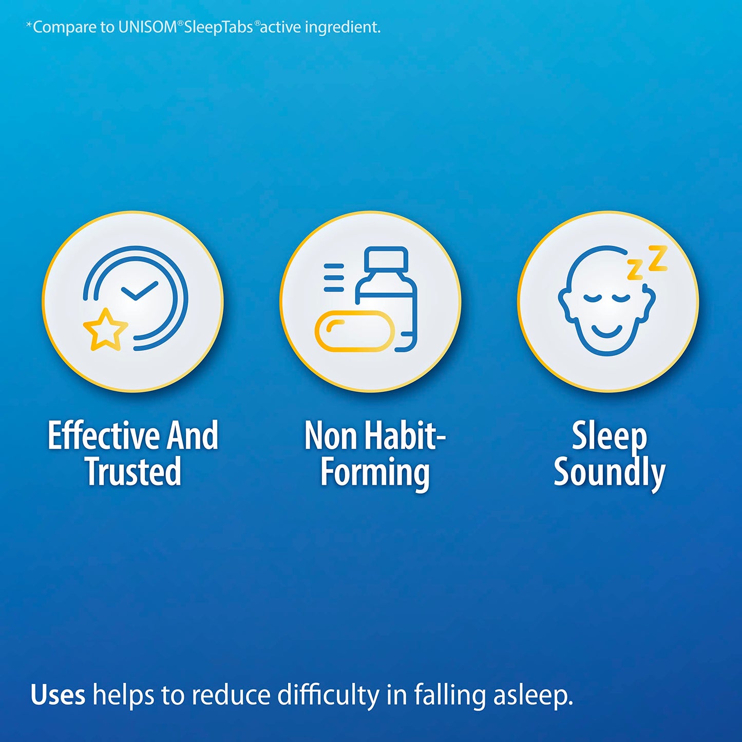 HealthA2Z® Nighttime Sleep-Aid, Doxylamine Succinate Tablets 25mg, 120 Counts (Pack of 1), Safe & Effective HealthA2Z buy supplements Au
