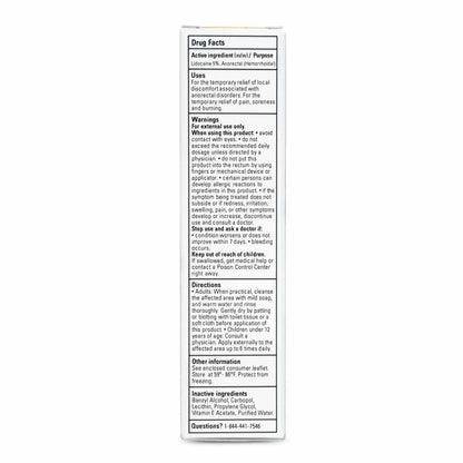 Zensa Numbing Cream 5% Lidocaine – Maximum Strength Topical Anesthetic with Vitamin E for Pain Relief from Hemorrhoids – Vegan, Cruelty-Free, Water-Based, Physiologic pH for Sensitive Skin – 30g ZensaBuy Supplements Australia