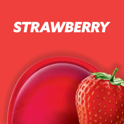 HALLS Throat Relief Strawberry Cough Drops, Value Pack, 80 Drops