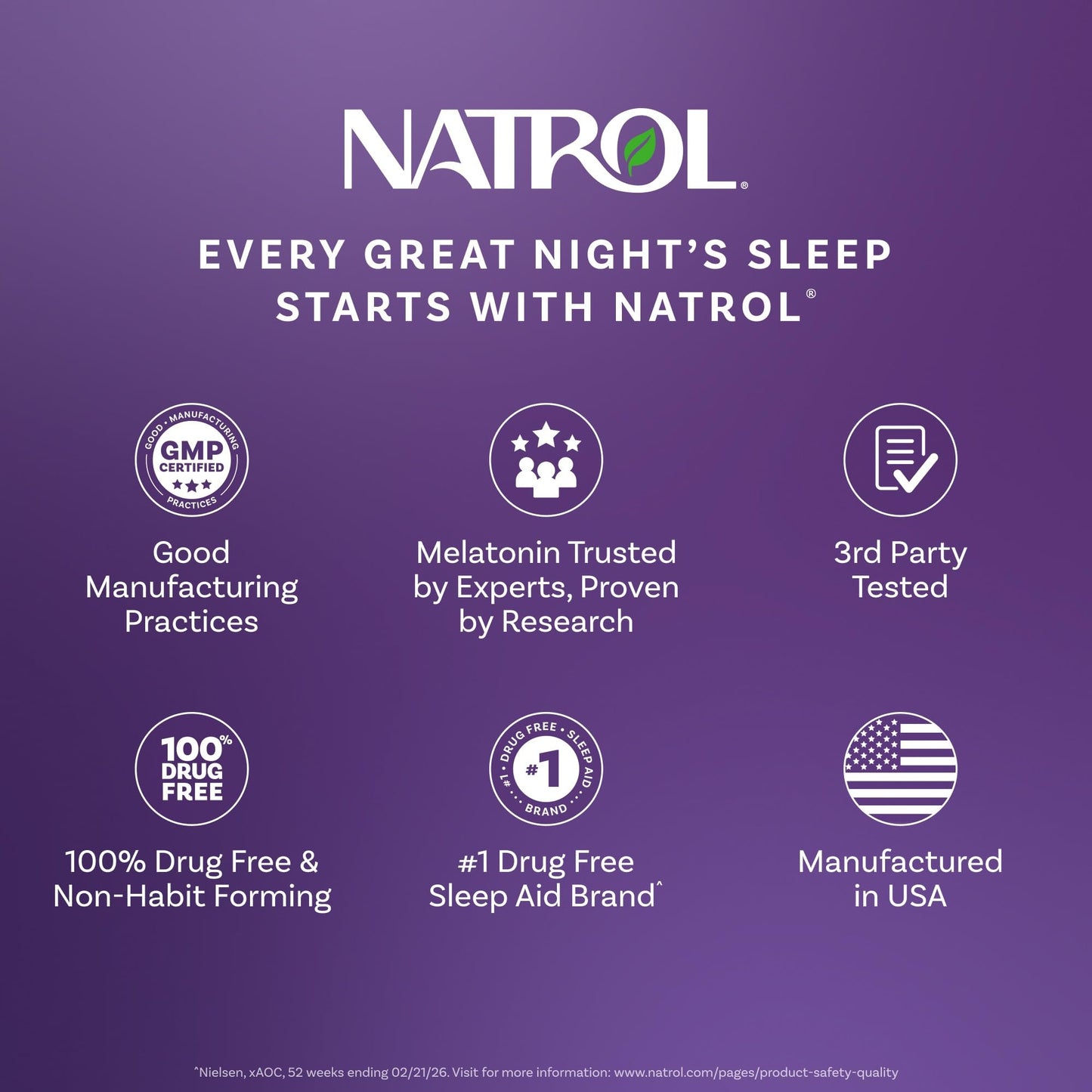 Natrol Melatonin 10mg Fast Dissolve Tablets - Strawberry Flavor, 100 Count, Sleep Support, Fast Dissolve Melatonin for Adults, 100-Day Supply