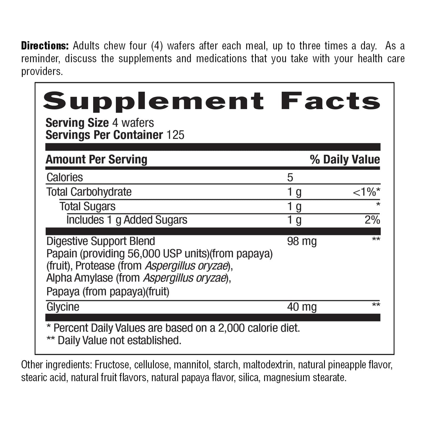 Country Life Chewable Papaya Enzymes for Digestion Support - Natural Pineapple & Papaya Flavor, Assists with Nutrient Absorption