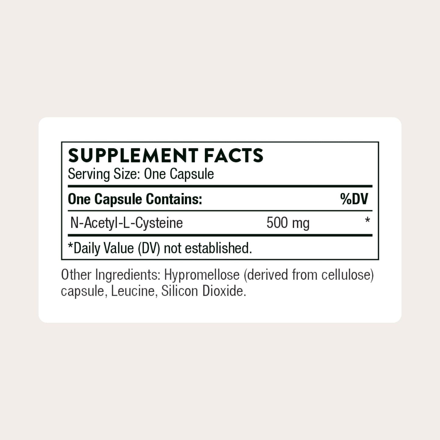 THORNE - NAC - N-Acetylcysteine - 500mg - Supports Respiratory Health & Immune Function - Promotes Liver & Kidney Detox
