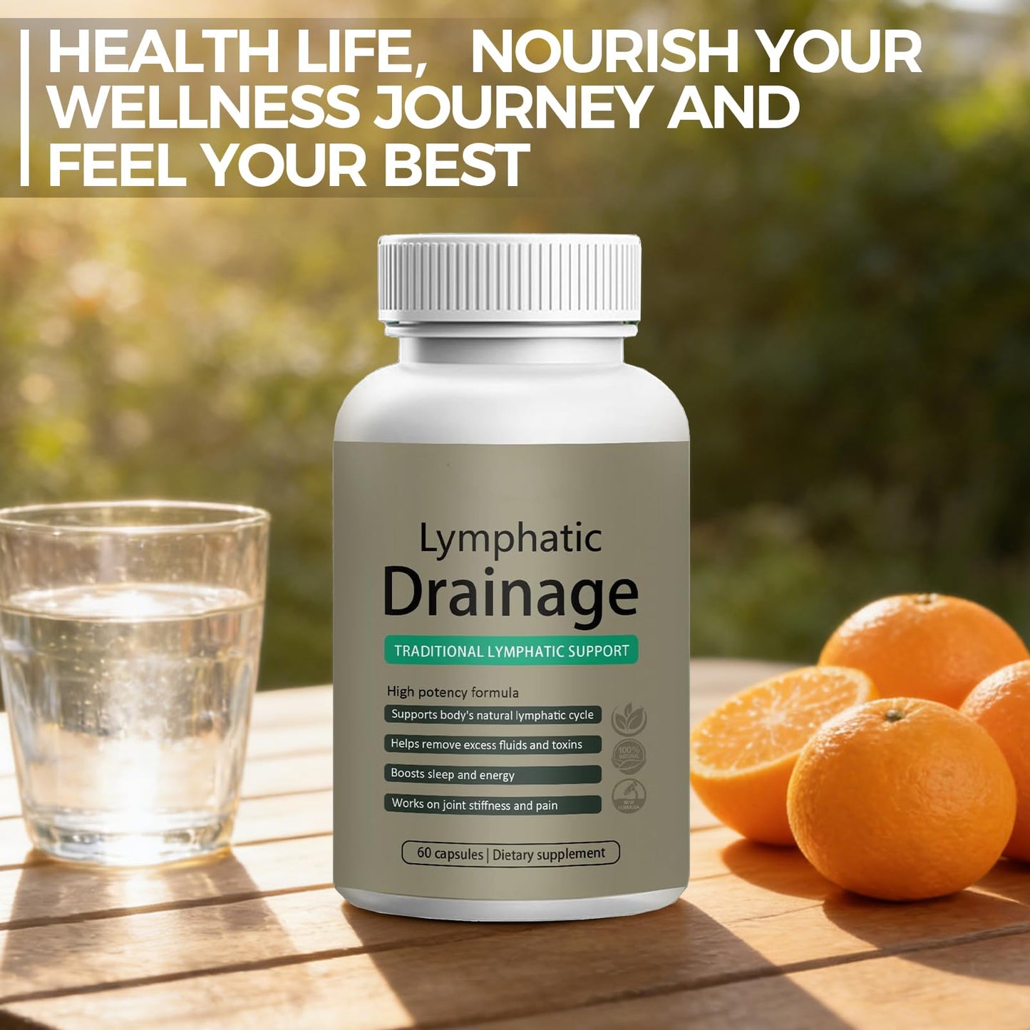 Lymphatic Drainage Capsules | Lymphatic Support Supplement for Women | Anti Cellulite, Water Retention & Bloating Relief | with Dandelion, Cleavers & Echinacea | Non-GMO, Gluten Free | 60 Count MUPUFU buy supplements Au