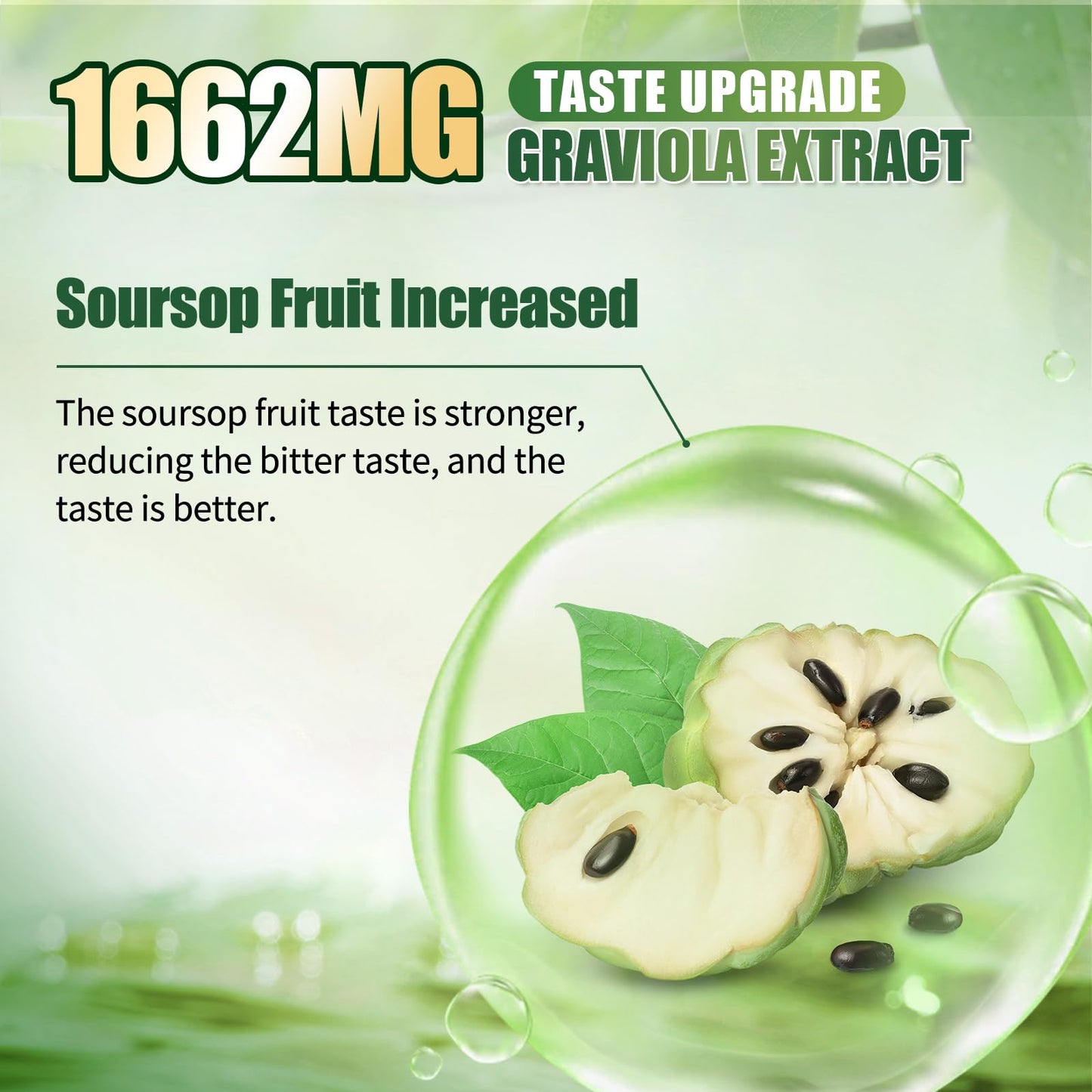 Soursop Bitters Liquid for Digestive Health,Gut Detox&Cleanse,Antioxidant,Immune Support,Skin Health-Pure 15 Herb Guanabana Tea with Black Seed,Moringa & Turmeric