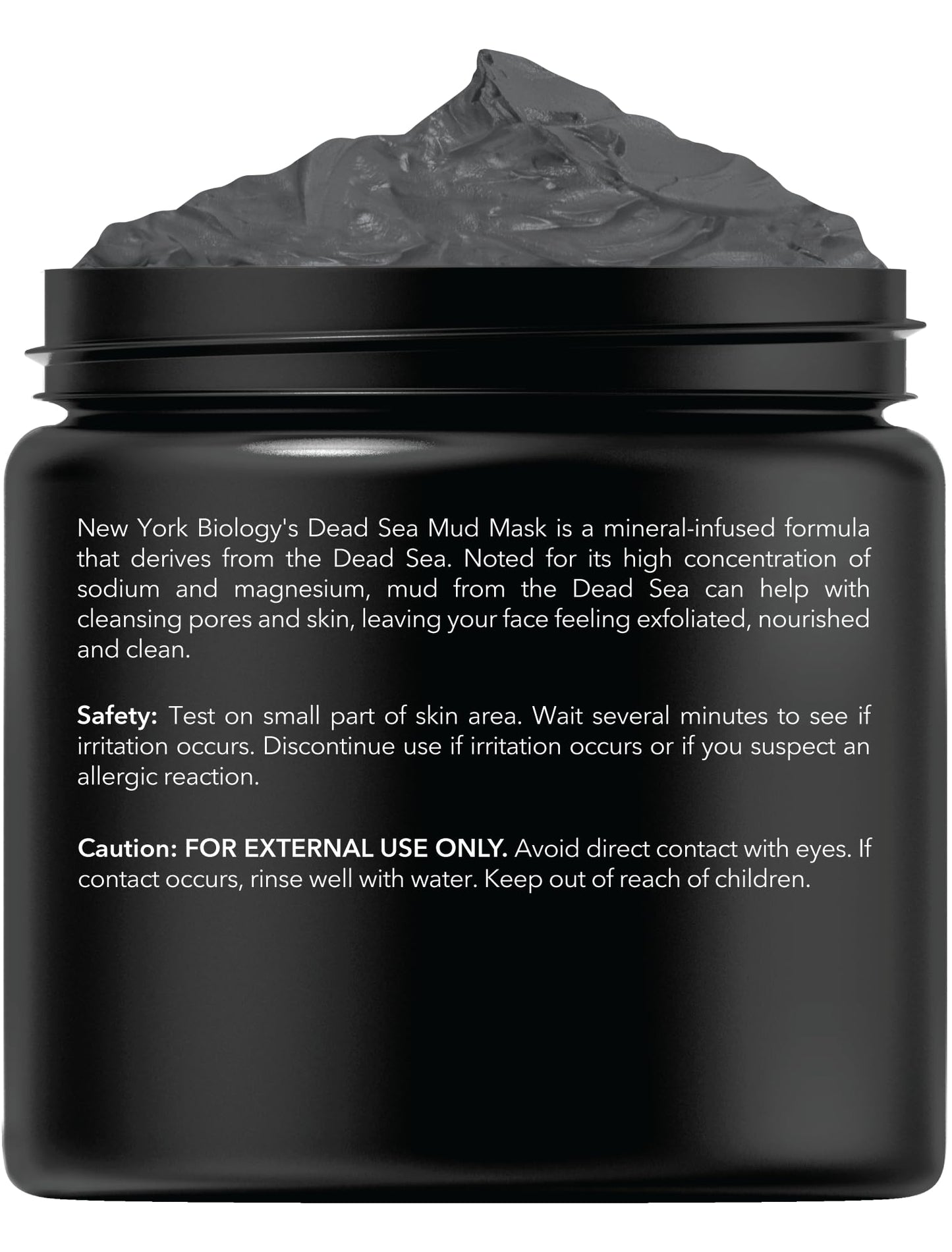 New York Biology Dead Sea Mud Mask for Face and Body | Spa Quality Pore Refiner for Oily Skin | Natural Skincare for Women & Men