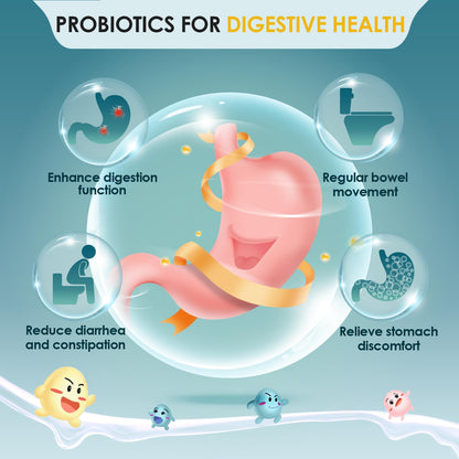 ZEBORA Probiotics for Men and Prebiotics for Digestive Health, 90 Tablets, 60 Billion CFUs for Immune and Gut Health, 10 Strains, Hypoallergenic Probiotics,