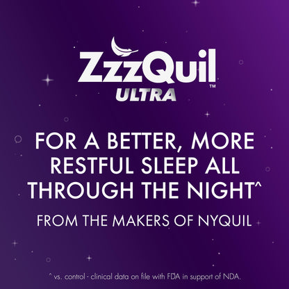 ZzzQuil ULTRA, Sleep Aid, Doxylamine Succinate 25mg, Sleep Aids for Adults, Nighttime Sleep Aid, 48 Tablets ZzzQuil buy supplements Au