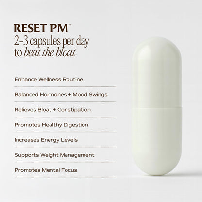 Paulina FITNESS Reset Overnight Digestive Aid, Bloating Relief, & Gut Health Supplement | Natural Detox & Digestive Cleanse to Support Weight Management