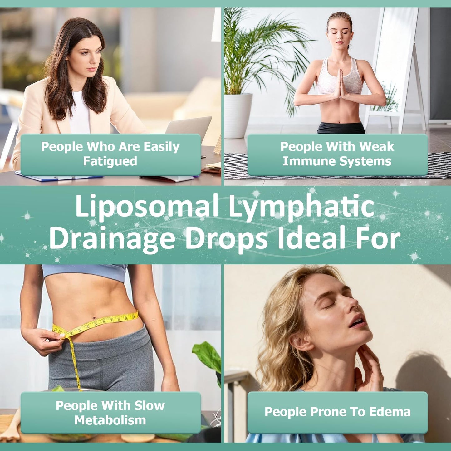 Lymphatic Drainage Drops, 6-IN-1 Lymphatic Complex w. Burdock Dandelion Kelp Cleavers, New Maximum Potency Lymph System Support for Bloat Balance Cortisol Immune Full Body Detox & Skin Vitality JUIWEFKK buy supplements Au