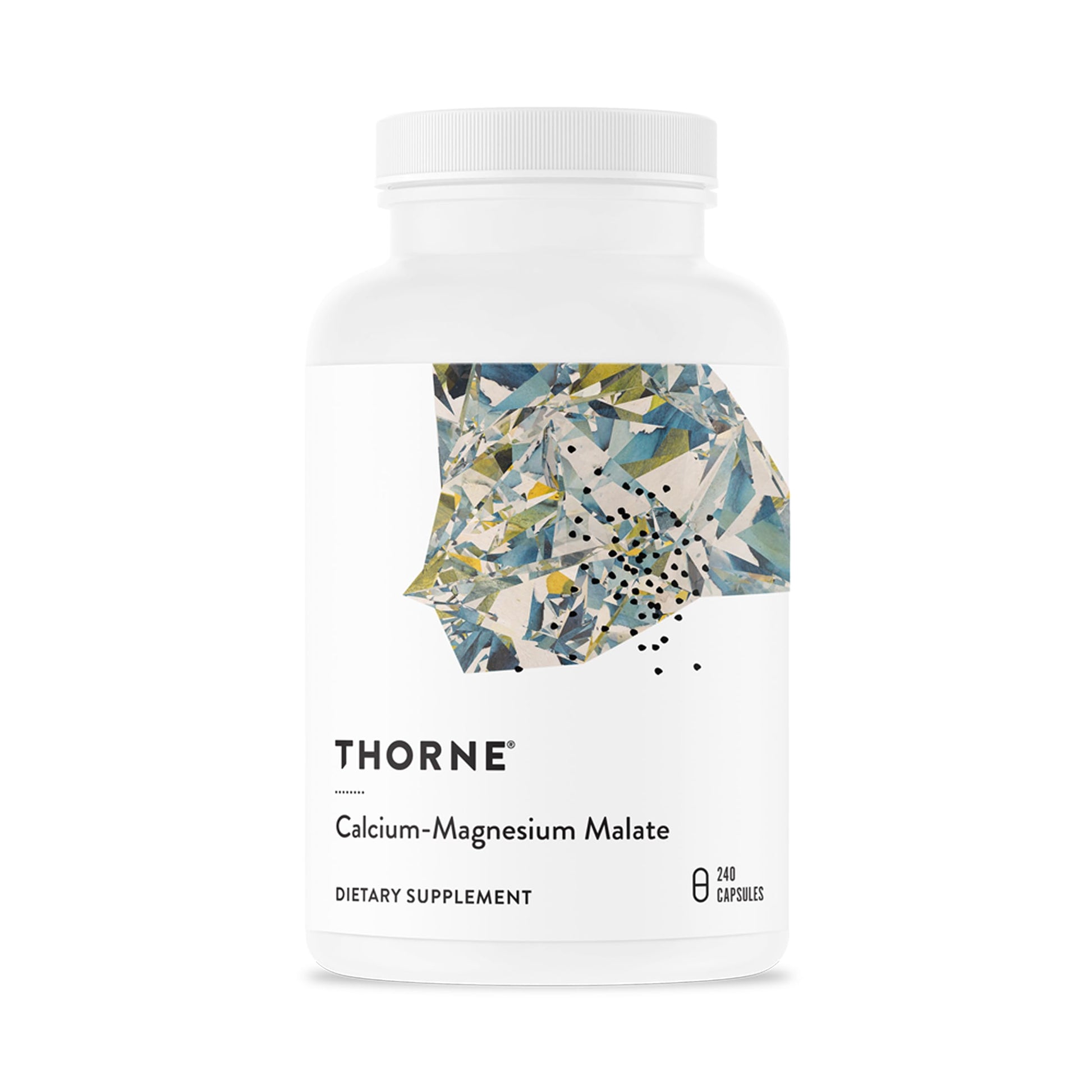 THORNE - Calcium-Magnesium Malate - Optimally Absorbed Magnesium & Calcium Mineral Supplement - Supports Bone, Muscle, Lung & Heart Health* - Third-Party Certified - Dairy & Gluten-Free - 240 Capsules THORNE buy supplements Au