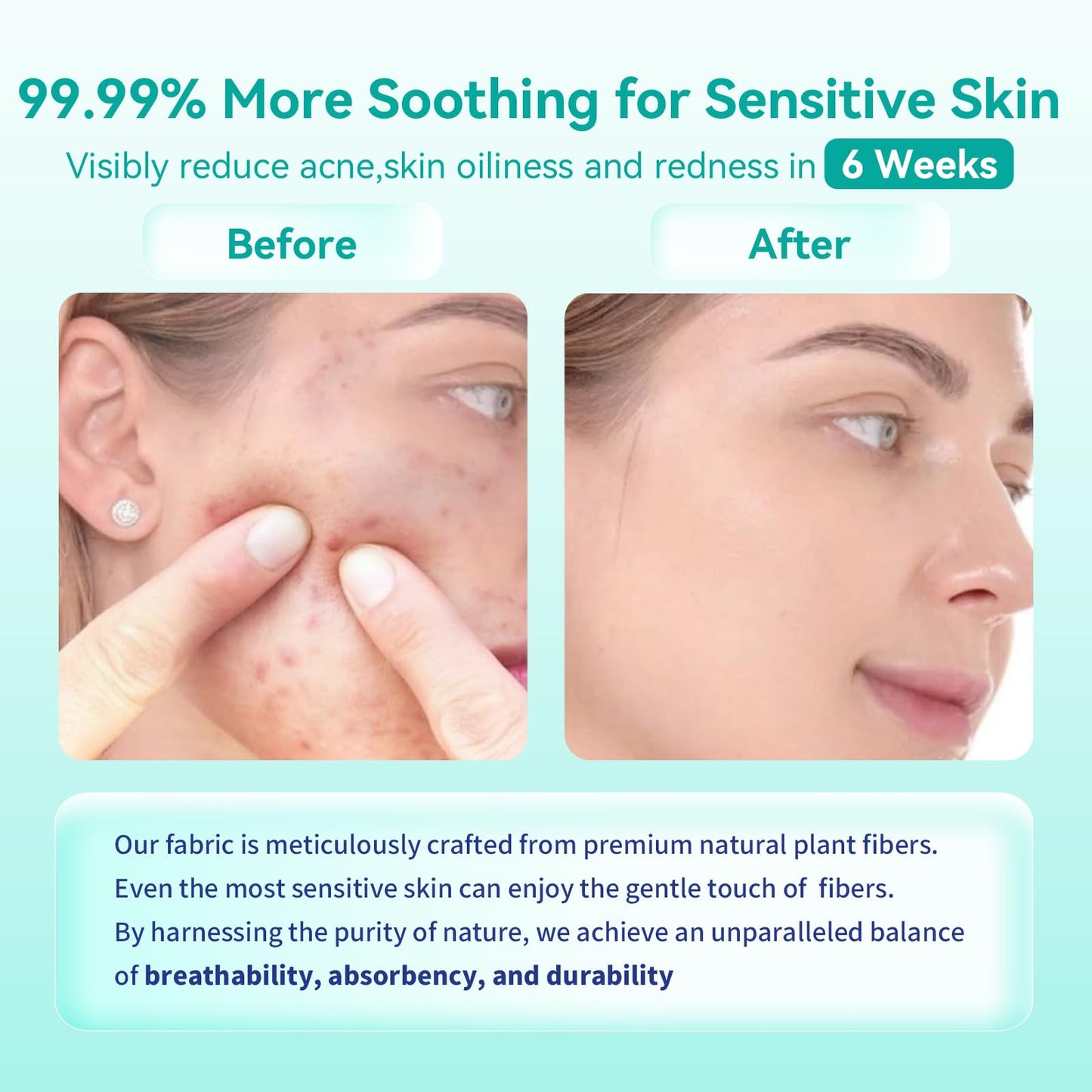 Face Towels, 10"×12" Disposable Face Towel, Face Towelettes XL, Ultra Soft Makeup Remover Dry Wipes