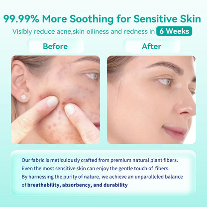 Face Towels, 10"×12" Disposable Face Towel, Face Towelettes XL, Ultra Soft Makeup Remover Dry Wipes