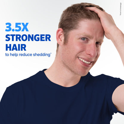 Rogaine Men's Thickening 2 in 1 Shampoo + Conditioner, Hair Thickening Shampoo & Conditioner with Rosemary Oil, Keratin & Citric Acid Leaves Hair