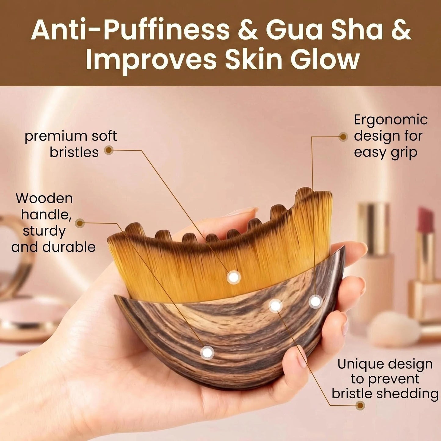 Lymphatic Contour Face Brush,Lymphatic Face Brush,Lymphatic Drainage Brush,Dry Brush,Neck,Chin & Face Sculpting,Anti-Puffiness,Gua Sha & Improves Skin Glow,Skin Care Massage Tools. Mustio buy supplements Au