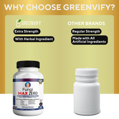 GREENVIFY Fungi Max Zero Hair, Nails & Skin Supplement. (1) GREENVIFY buy supplements Au