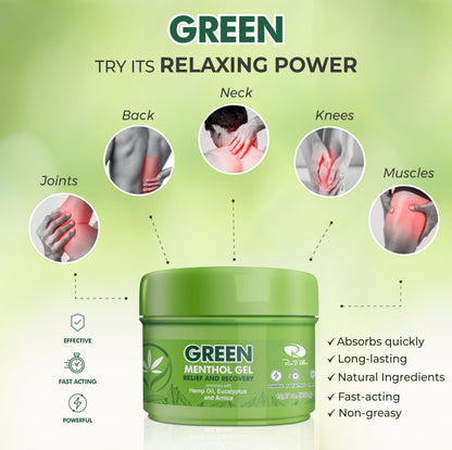 Ross D'Elen Green Menthol Gel - 2Pack Large Size (2) ROSS D'ELENBuy Supplements Australia