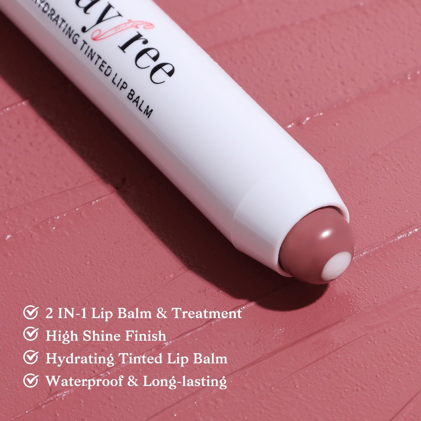 bayfree Tinted Lip Balm Plumper, Glossy, Pump Lips, Lightweight, Moisturize & Tint with Jojoba Seed Oil, Vegan Lipbalm Lip Care, Vintage Violet bayfreeBuy Supplements Australia