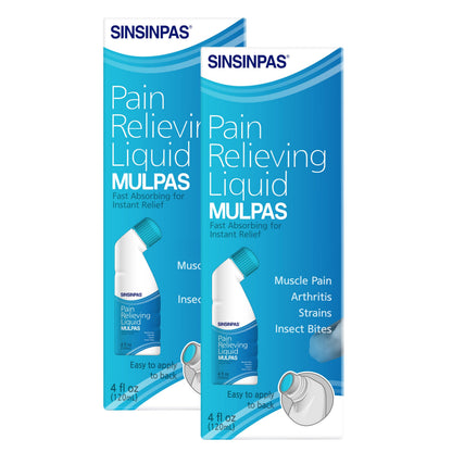 SINSINPAS Pain Relieving Liquid - MULPAS 2 Pack (Total 8 fl oz) SINSINPASBuy Supplements Australia