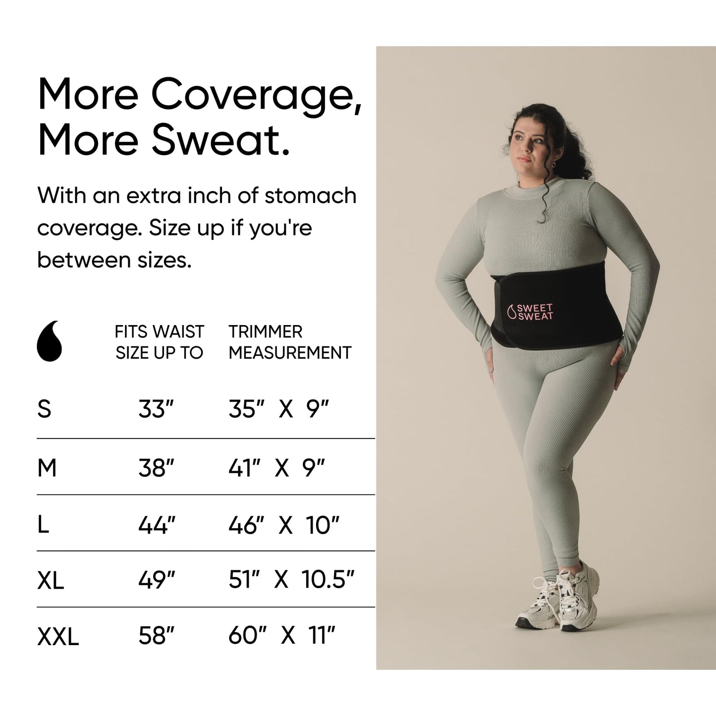 Sports Research® Sweet Sweat Black Waist Trimmer 'Xtra-Coverage' Belt (Size - Large), Multi Flavor Hydrate Electrolytes (16x Pack) and Original Workout Enhancer Roll-On Gel Stick Sports Research buy supplements Au