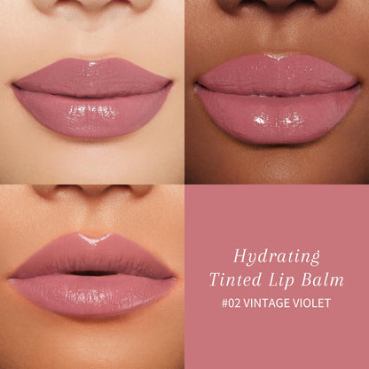 bayfree Tinted Lip Balm Plumper, Glossy, Pump Lips, Lightweight, Moisturize & Tint with Jojoba Seed Oil, Vegan Lipbalm Lip Care, Vintage Violet bayfreeBuy Supplements Australia