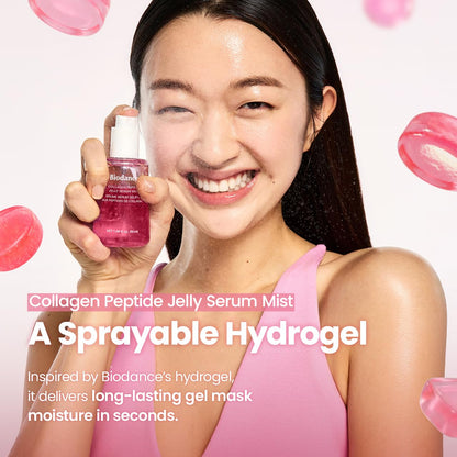 BIODANCE Collagen Peptides Jelly Serum Mist, Hydrating Face Mist, Plumping, Anti-Aging